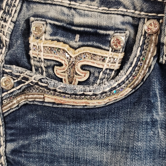 🌻 NWOT Rock Revivial Straight Leg - Picture 6 of 10